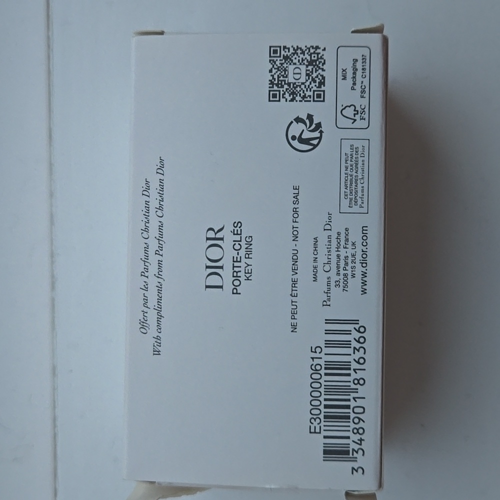 Brand New In Box Dior Lipstick Holder Key Clasp Keychain Gold DIOR Jadore Holder - Picture 7 of 8